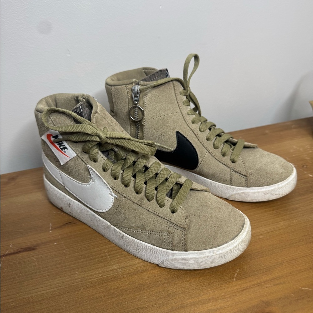 Nike High-Top Sneakers - Olive and Black